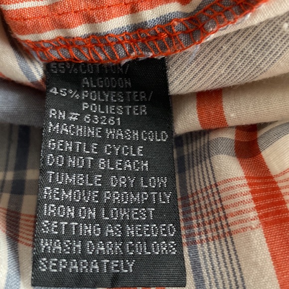 🍎Free with purchase-Straight Faded Short Sleeve Button Down Short - Picture 7 of 9